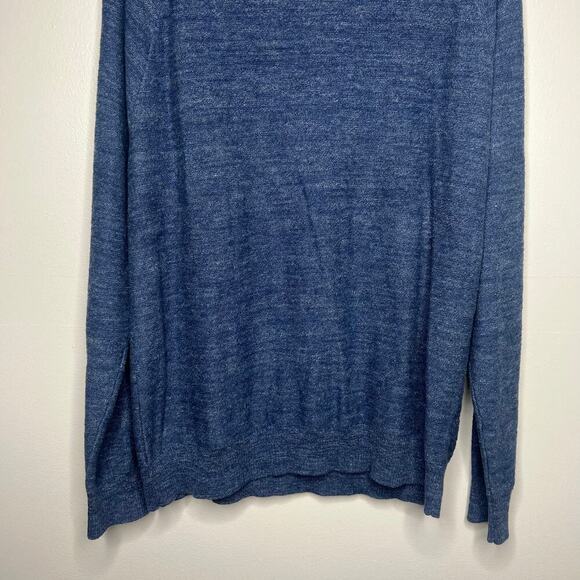 Men's Old Navy Long Sleeve Sweater Shirt Blue Size Large Casual Capsule Wardrobe - Picture 3 of 7